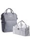 Diaper Bag + Diaper Caddy - Nova Grey