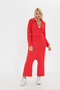 Set dublu Shalwar roșu boem