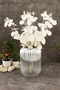 Decorative Line Glass Vase Chrome Shaded 20 cm •• Home Decoration Trend Vase Luxury Living Room Vase | |   Modern Vase Models Flower Vase Tabletop Vase Live Flower & Artificial Flower Balcony Decoration Mirror Front Decor - 6