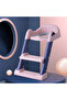 Step Stool Foldable Potty Trainer Seat - Pink - 2