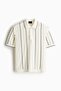 Regular Fit Pointelle-knit polo shirt