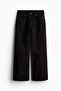 Wide High Cropped Jeans