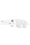 - DIY Doodle Coloring Kit w/ Set of 6 Sketch Pens - Crocodile - 3