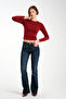 Women's Crew Neck Basic Long Sleeve Sandy Body - 3