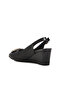 Black Wedge Heel Women's Heeled Shoes 312334   Z - 4