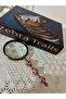 Esterhomedecor Imported Aged Gold Magnifying Glass 24cm - 5