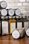 Mienda Home White Color Spice Rack Cover Label 36Pcs - 6