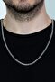 Sport Round Fox Tail Men's Steel Chain Necklace 5mm K60 - 4