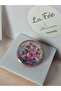 Amethyst Natural Stone Brooch Collar Pin Polymer Clay Pendant Mothers Valentine's Day Gift Flower Pendant - 6