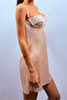 Satin Nightgown with Lace Detail - 2