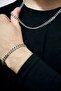 Gourmet Steel Men's Necklace and Bracelet Set Thick 6 mm H081S - 9