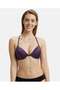 Low Neckline Front Open Bra 1815-01 Purple