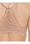 Low Neckline Front Open Bra 1815-01 Beige - 6