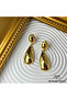 Special Design Pendant Steel Earrings - 3