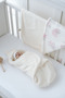 Plush Swaddle And Double Face Blanket - Fam Goals - Salmon Star And Rainbow - 3