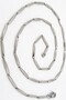 Cube Triangle Model Steel Men's Necklace and Bracelet Set Eck38S - 4