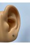 Single Silver Color Men's Ball Earrings - Single Piece - 3