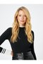 High Collar Long Sleeve Knitwear Sweater