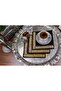Gold and Silver Stone 6-Piece Coffee Side Presentation Napkin Cocktail Napkin - 2