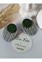 Khaki Green, Beige, Gray Polymer Earrings for Women - Steel Clay Handmade - 7