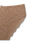 2 Pack Cotton Lace Front High Waist Large Size Women's Panties - 5