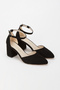 Women's Ankle Strap Thick Heeled Classic Shoes - 4