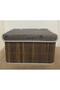 Selina Bamboo Hideaway Box 36X27X22 cm Anthracite