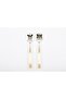 Gold Color 5 Piece Porcelain Serving Set - 3