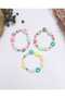Girl's Bracelet with Pearls and Fruit Fimola Set 3 Pcs