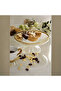 Gold Gilded Glass Stand Cake Cake Coffee Side 2-Piece Presentation Stand Platter - 16 cm 2 Pieces