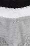 3-pack cotton and lace hipster briefs - 3