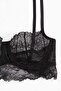 Lace balconette bra - 2