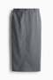 Twill pencil skirt