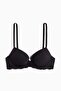 Microfibre push-up bra