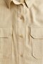 Oversized linen-blend cargo shirt - 2