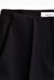 Flared slit-hem twill trousers - 2
