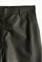 Straight leather trousers - 2