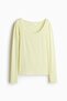 Scoop-neck top