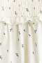 Flutter-sleeved poplin dress - 2