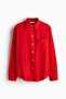 Linen-blend shirt