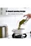 6-Grid 360° Rotating Cereal & Grain Dispenser, Airtight Storage with One-Click Output - 7