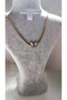 Italian Chain Moire Butterfly Figured Gold Necklace