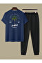 Unisex 2-Piece California Printed Tracksuit Set