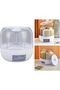 6-Grid Rotating Rice & Grain Dispenser, 5KG Moisture-Resistant Storage Box with Lid for Kitchen - 7