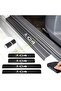 Citroen C4 Carbon Door Sill Auto Sticker 4 Pieces