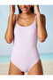 Basic Swimsuit Thin Strap U Neck - 2