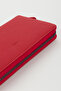 Boxed Genuine Leather Red Zippered Large Size Women's Hand Portfolio Card Holder Wallet - 7