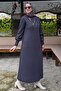 Yağmur Knitwear Dress Anthracite - 2