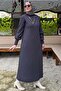 Yağmur Knitwear Dress Anthracite - 3