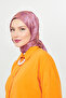Shiny Jacquard Floral Pattern Shawl - 2
